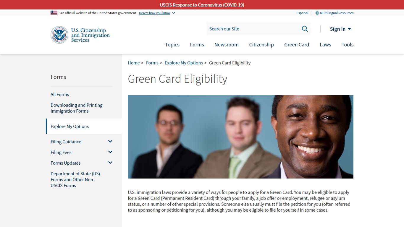 Green Card Eligibility | USCIS